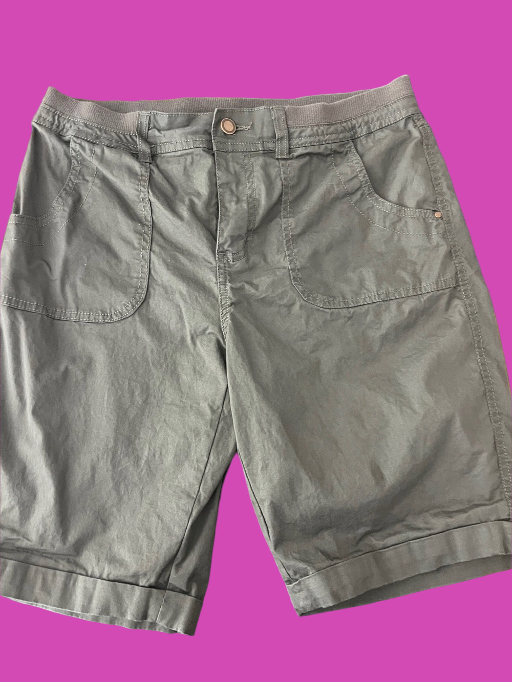 Croft & Barrow Olive Green Casual Cargo Shorts